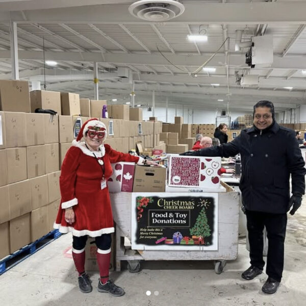 Christmas Cheer Road Food Toy Donations